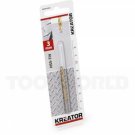 Kreator KRT010205 HSS-Tin metalbor 3,0 mm