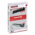 Kreator KRT500009 Ringgaffelnøglesæt 6-22 mm 12 dele