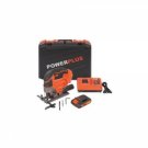 PowerPlus Stiksav 20 V i kuffert med batteri 20 V