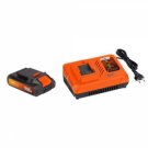 PowerPlus Batteri 20 Volt - Oplader 20/40 Volt