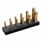 Diesella Endefræsere i sæt 6-20 mm med 12 stk. (6 stk. z=2, 6 stk. z=4) hss-tin din 844