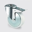 Tente 3477UOH125P30-13 Drejeligt transporthjul med bremse, nylon