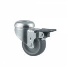 Tente 2475PJI050P30-11 Drejeligt apparathjul P30 ø50 mm med bremse