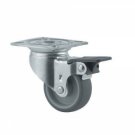 Tente 2475PJI050P40 Drejeligt apparathjul P40 ø50 mm med bremse