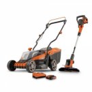 PowerPlus Plæneklipper+Græstrimmer kombipakke 20V