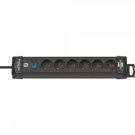 Premium Line 6 udtag - med afbryder