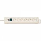 Premium Line 6 udtag - med afbryder