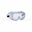 Syrebrille i gennemsigtig PVC med linse af polycarbonat Syrebeskyttelsesbrille